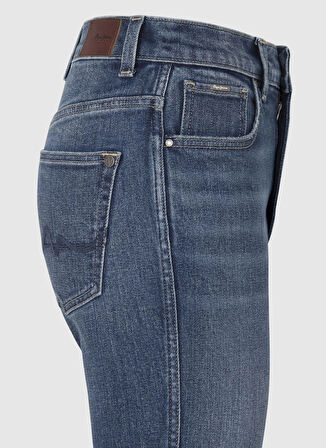 Pepe Jeans Yüksek Bel Düz Paça Standart Krem Kadın Denim Pantolon PL204590GX80