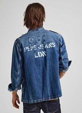 Pepe Jeans Erkek Denim Ceket PM402886 000 LUKA STENCIL