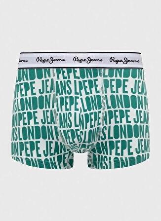 Pepe Jeans Koyu Yeşil Erkek Boxer PMU11148 654 AO LOGO TK 3P