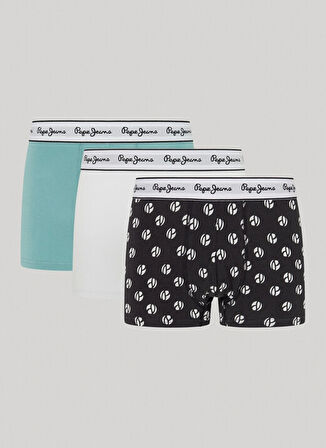 Pepe Jeans Siyah Erkek Boxer PMU11146 999 P DOT TK 3P