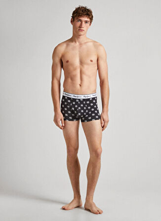 Pepe Jeans Siyah Erkek Boxer PMU11146 999 P DOT TK 3P