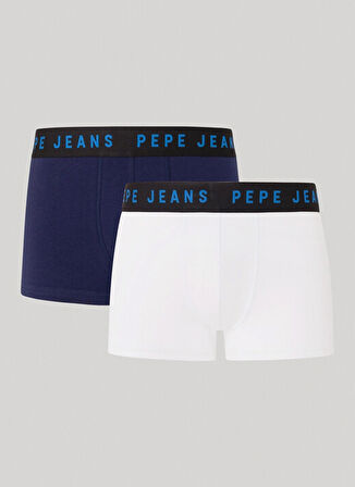 Pepe Jeans Lacivert Erkek Boxer PMU11141 595 SOLID LR TK 2P