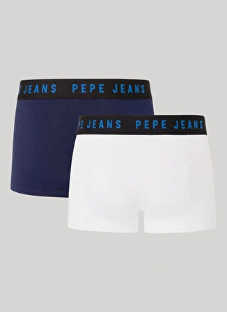 Pepe Jeans Lacivert Erkek Boxer PMU11141 595 SOLID LR TK 2P