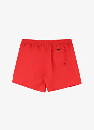 Pepe Jeans Kırmızı Erkek Şort Mayo PMB10393 257 LOGO SWIMSHORT