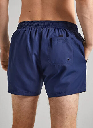 Pepe Jeans Lacivert Erkek Şort Mayo PMB10393 595 LOGO SWIMSHORT