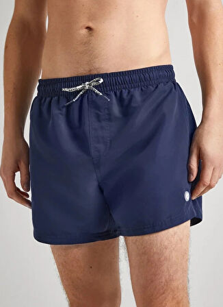 Pepe Jeans Lacivert Erkek Şort Mayo PMB10395 595 RUBBER SH SWIMSHORT