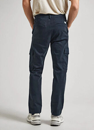 Pepe Jeans Straight Paça Lacivert Erkek Kargo Pantolon PM211641-594 SLIM CARGO TWILL