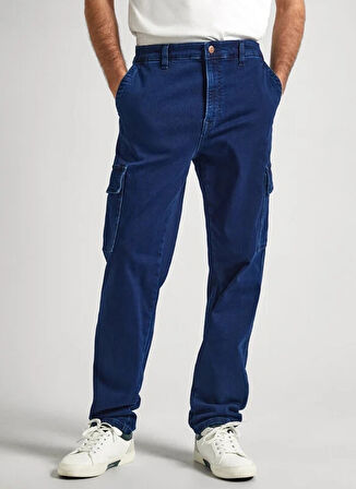 Pepe Jeans Normal Bel Relaxed Erkek Denim Pantolon PM207644-000 RELAXED JEANS CARGO