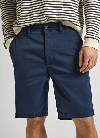 Pepe Jeans Regular Fit Lacivert Erkek Şort PM801092 594 REGULAR CHINO SHORT