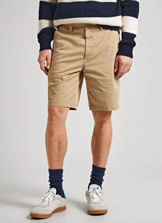 Pepe Jeans Regular Fit Haki Erkek Şort PM801092 858 REGULAR CHINO SHORT