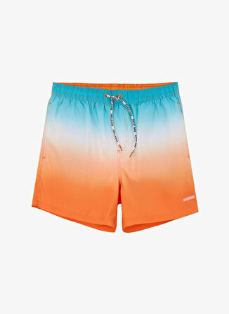 Pepe Jeans Koyu Mavi Erkek Şort Mayo PMB10398 557 TIE DYE SWIMSHORT