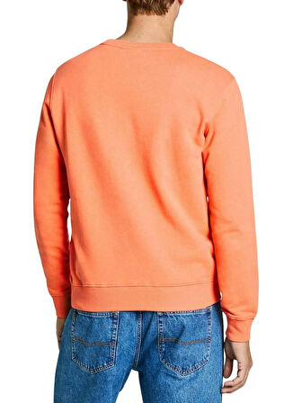 Pepe Jeans Bisiklet Yaka Turuncu Erkek Sweatshırt PM582697-155 SETH