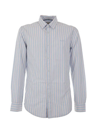 Pepe Jeans Regular Fit Mavi Erkek Gömlek PM308561-553 MARIUS