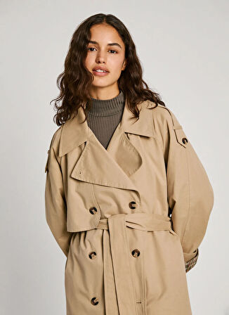 Pepe Jeans Bej Kadın Trençkot PL402446
