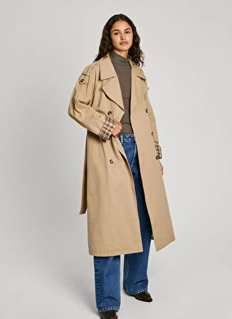 Pepe Jeans Bej Kadın Trençkot PL402446