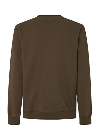 Pepe Jeans Bisiklet Yaka Kahve Erkek Sweatshırt PM582730-876 AWEST CREW