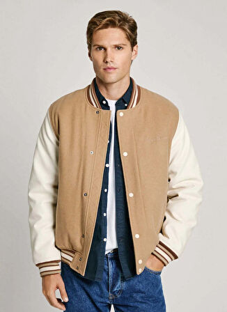 Pepe Jeans Bej Erkek Mont PM403025-845 TUSTIN