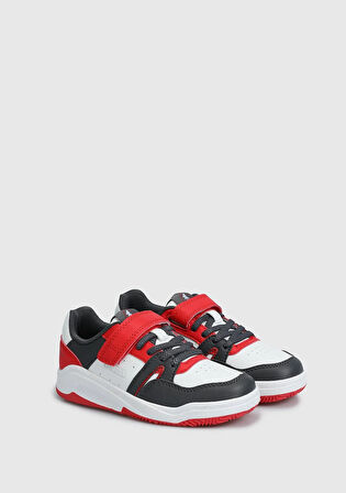 Platea Low Jr 2406 Blanco Rojo Çocuk Beyaz-Kırmızı Sneaker Jplas2406V