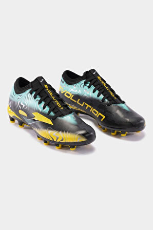 Joma Evolution 2401 EVOW2401FG Siyah & Sarı & Turkuaz Erkek Futbol Krampon