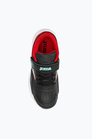 Joma Active JR 2401 JACTIW2401V Siyah Kırmızı Çocuk Günlük Spor Ayakkabı