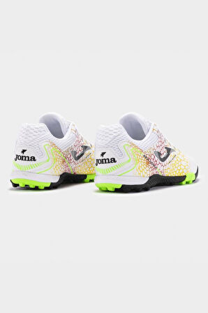 Joma Maxima 2442 MAXW2442TF Beyaz & Neon Yeşil Erkek Halı Saha Ayakkabı