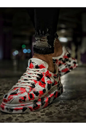 TB254 CBT Pittura Erkek Ayakkabı 409 KIRMIZI / SIYAH