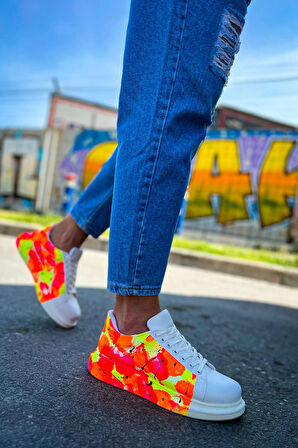 TB254 CBT Pittura Erkek Ayakkabı 535 NEON TURUNCU / SIYAH YAĞMUR