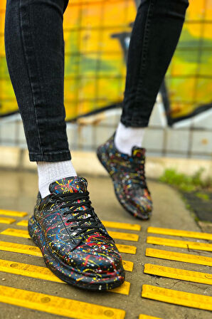 TB254 CST Pittura Erkek Ayakkabı 498 SARI / MAVI / KIRMIZI SPLUSH