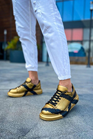 TB254 CST Pittura Erkek Ayakkabı 549 GOLD SIYAH X
