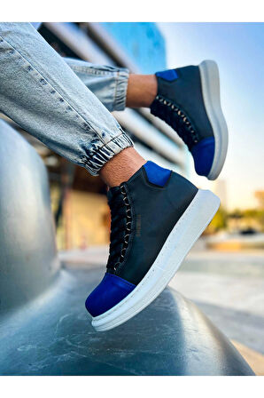 TB258 GBT Roma Colourful Erkek Bot SIYAH/SAX MAVI