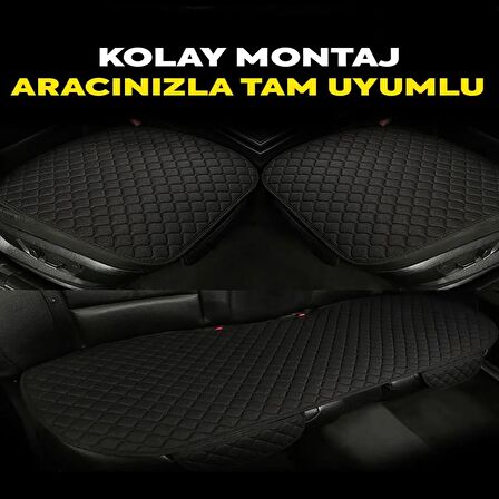 Volkswagen Golf 5 Plus 2005-2009 koltuk uyumlu serme lüks kalın kumaş koruyucu minder
