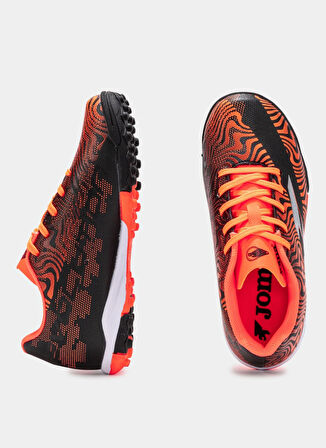 Turuncu - Siyah Erkek Çocuk Futbol Ayakkabısı EVJS2501TF-EVOLUTIION JR 2501 NEGRO