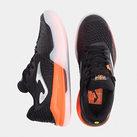 Joma Ace Men 25 Erkek Siyah Toprak Kort Tenis Ayakkabısı TACES2501C