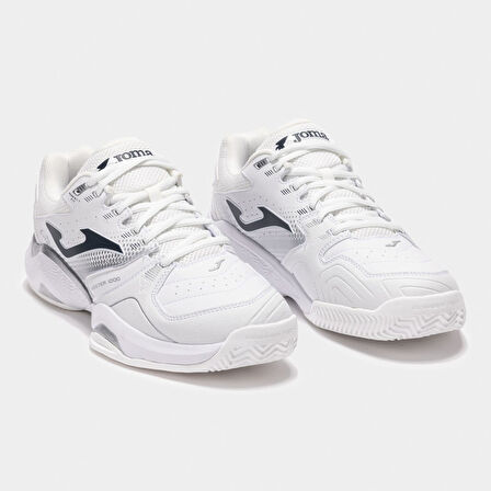 Joma Master 1000 2502 Beyaz Erkek Toprak Kort Tenis Ayakkabısı TM100S2502C