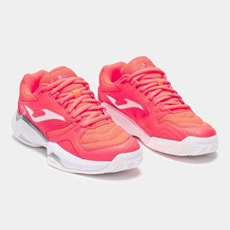 Joma Master 1000 2510 Mercan Kadın Toprak Kort Tenis Ayakkabısı TM10LS2510C