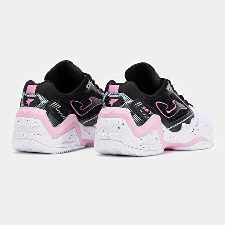 Joma Set Siyah Kadın Toprak Kort Tenis Ayakkabısı TSELS2501AC
