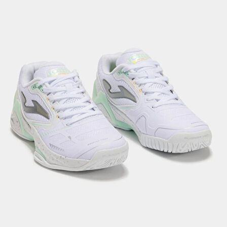 Joma Set Kadın Beyaz Toprak Kort Tenis Ayakkabısı TSELS2502C