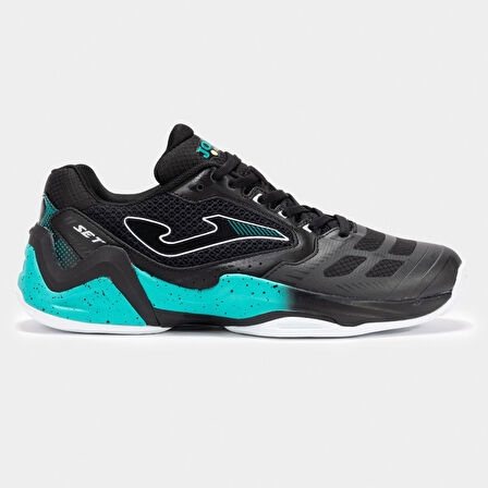 Joma Set Siyah Erkek Toprak Kort Tenis Ayakkabısı TSETS2501AC