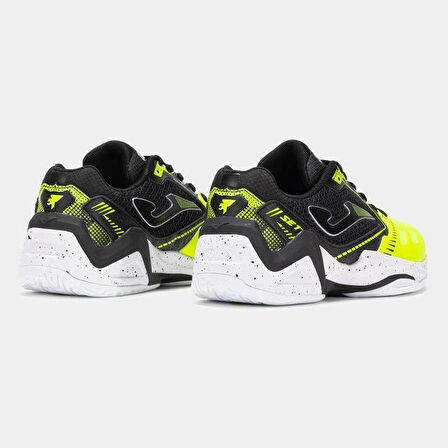 Joma Set 2531 Siyah Sarı Toprak Kort Erkek Tenis Ayakkabısı TSETS2531C