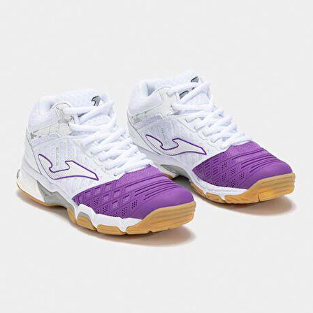 Joma V.Blok Lady 2532 Blanco Morado Kadın Voleybol Ayakkabısı VBLOLS2532