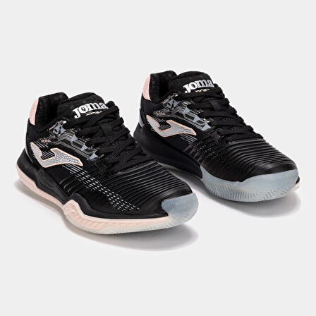 Joma Point 2501 Siyah Kadın Toprak Kort Tenis Ayakkabısı TPOILS2501C