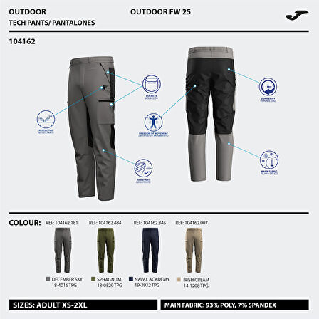 Joma Uzun Pantolon Erkek Explorer Gri 104162.181