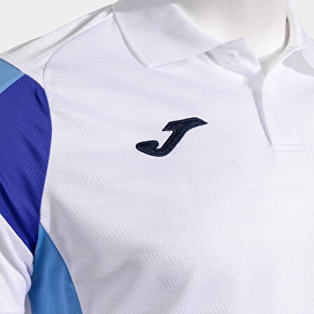 Joma Montreal Erkek Mavi Beyaz Polo Yaka Spor Tişört 104302.212