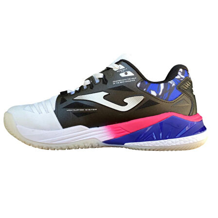Joma Spin 2531 Erkek Siyah Mavi Padel Ayakkabı