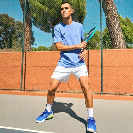 Joma 103984.715 Challenge Erkek Tenis Tişört - Açık Mavi