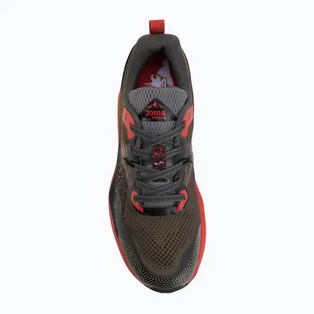 Joma TKTUNS2623 Tundra Erkek Trail Koşu Ayakkabısı Haki/Kırmızı