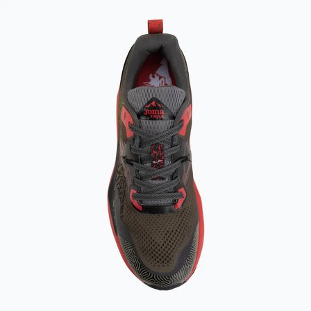 Joma TKTUNS2623 Tundra Erkek Trail Koşu Ayakkabısı Haki/Kırmızı