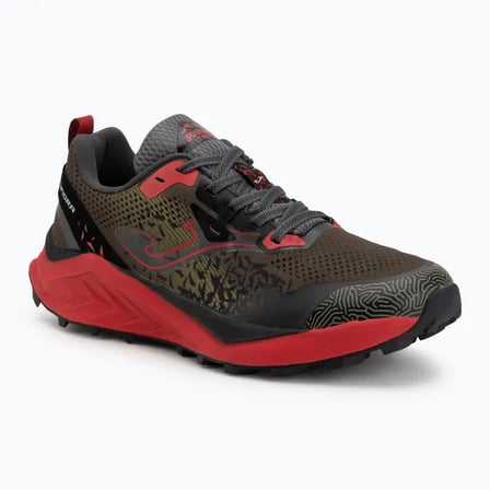 Joma TKTUNS2623 Tundra Erkek Trail Koşu Ayakkabısı Haki/Kırmızı