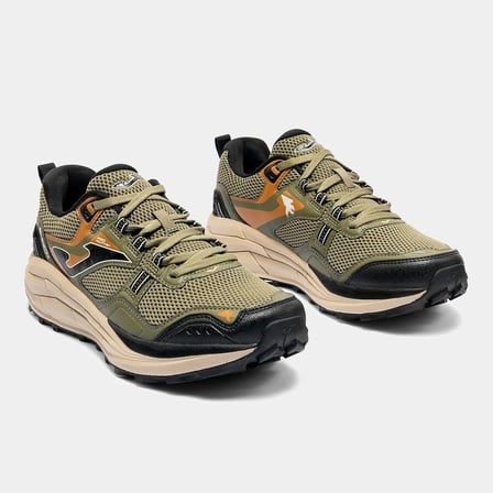 Joma TKSHOS2623 Shock Men Erkek Outdoor ve Trail Koşu Ayakkabısı - Haki/Siyah