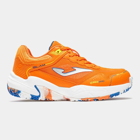 Joma JSLAMS2608OM Slam Jr Tenis ve Padel Ayakkabısı Çocuk - Turuncu/Mavi